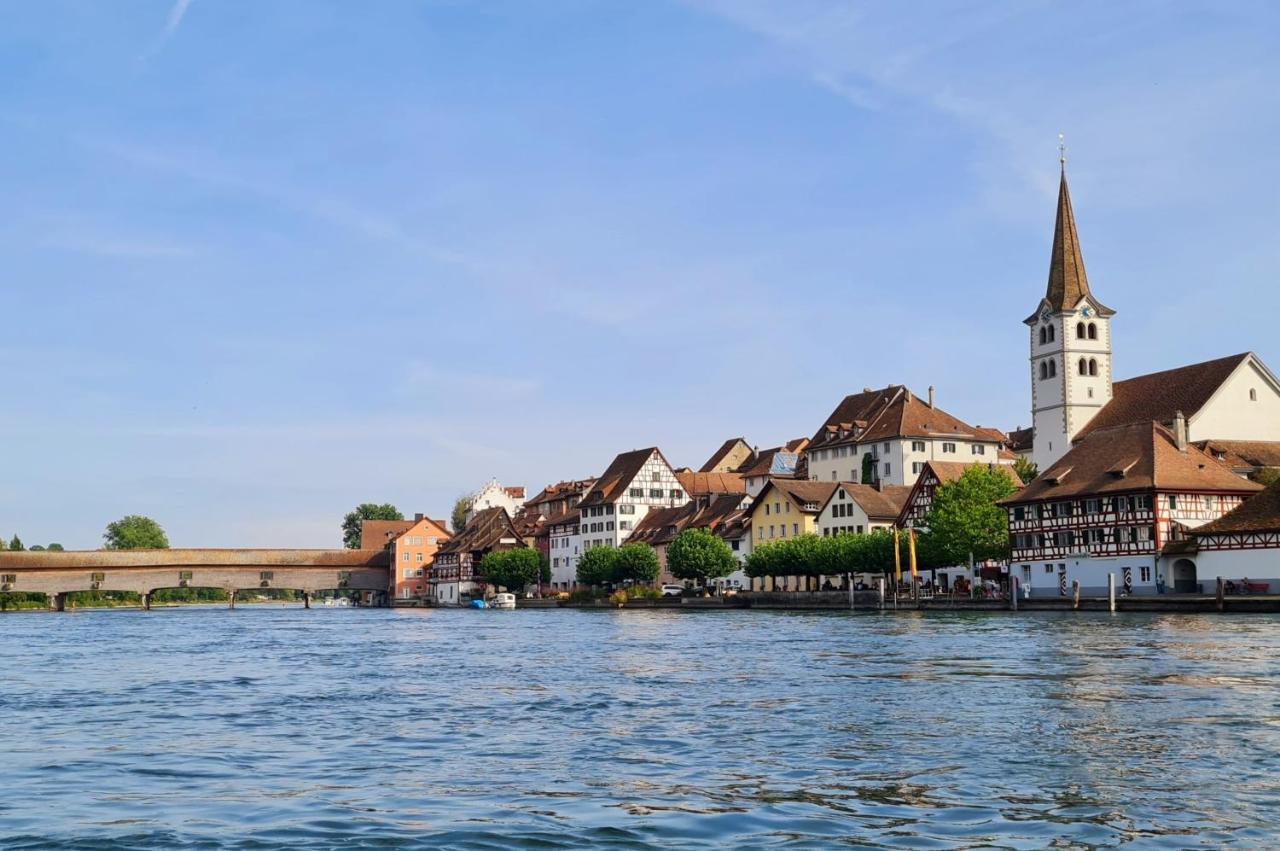 Ferienwohnung Rheinblick In Buesingen -Keine Monteure- Busingen Buitenkant foto